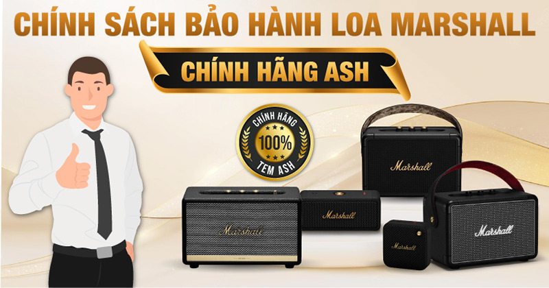 Cập Nhật Chính Sách Bảo Hành 1 ĐỔI 1 Loa Marshall Chính Hãng