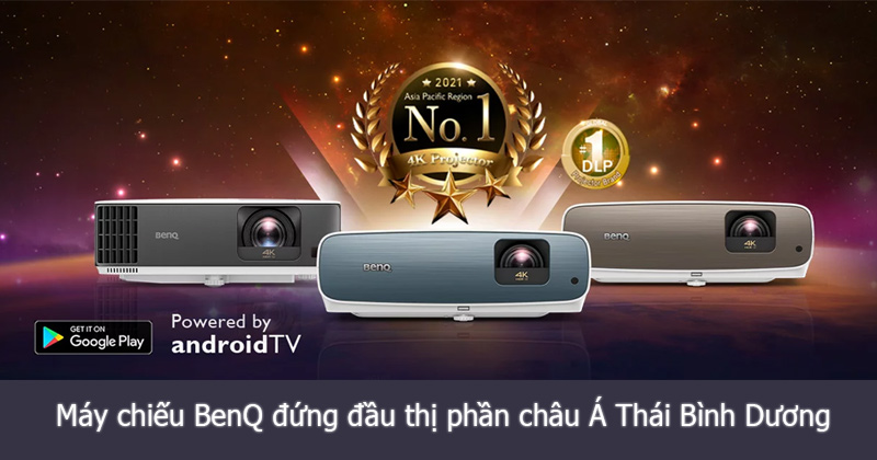 Máy chiếu BenQ nắm giữ thị phần số 1 tại châu Á Thái Bình Dương