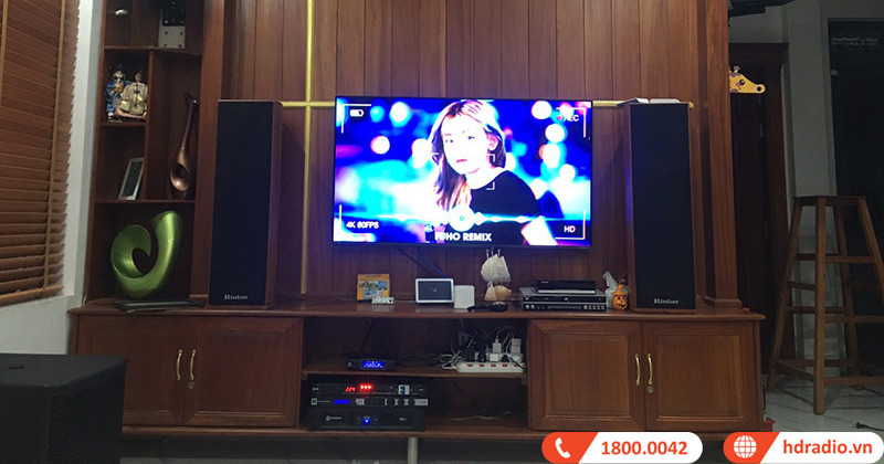 Lắp đặt dàn karaoke cực chất gần 63 triệu cho anh Thắng ở Quận 9, Hồ Chí Minh (JBL KPS1,JBL VM300,JBL KX180A,Polk Audio HTS12,Crown KVS500,Kiwi S803A)