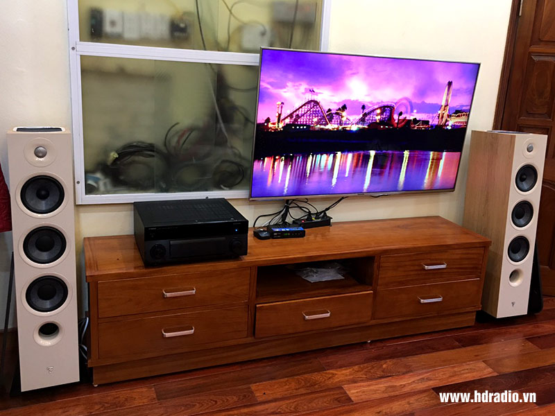 Lắp dàn nghe nhạc, xem phim D Atmos hay cho chú Giang ở Long Biên (Loa Focal Chora 826-D Atmos, Amply Yamaha RX A1080)