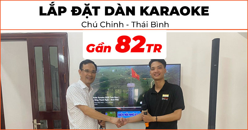 Lắp dàn Karaoke đỉnh cao trị giá gần 82 triệu đồng cho chú Chinh ở Thái Bình (Bose L1 PRO16, JKaudio X9000 Pro, JKaudio K800)