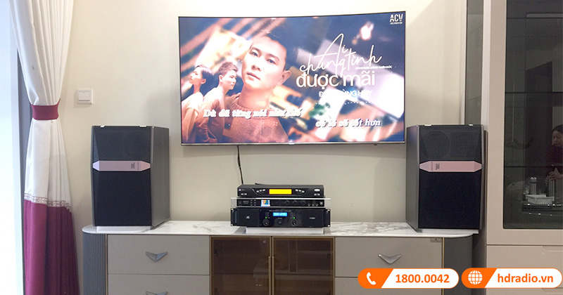 Lắp dàn Karaoke JBL KH19 trị giá hơn 34 triệu đồng cho anh Trưởng ở Times City, Hà Nội (JBL Ki510, JKAudio K800, H2600, Neko DK1000)