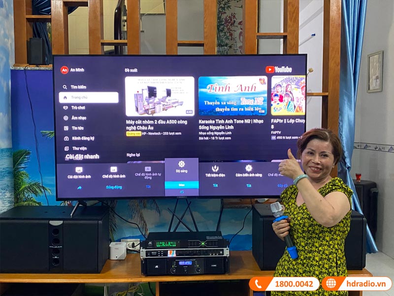 Lắp dàn Karaoke hơn 33 triệu cho anh Minh Anh ở KP Bình Anh