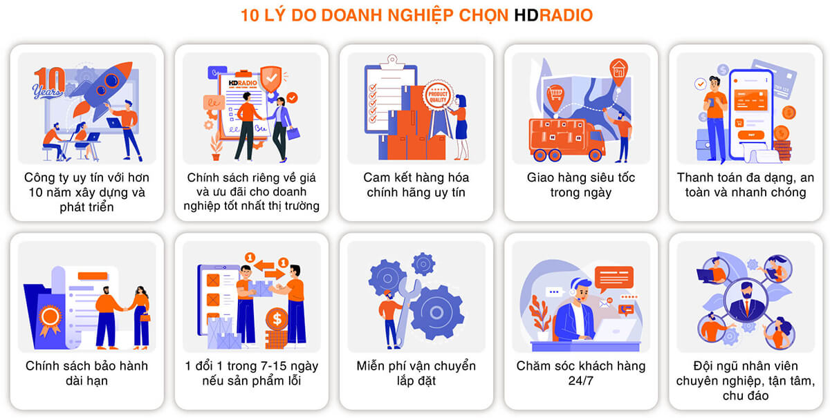 ly do doanh nghiệp chọn hdradio