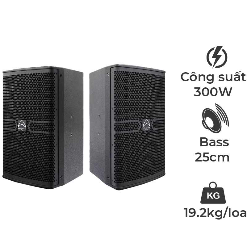 Loa Wharfedale ANGLO X10A Từ Neo, Bass 25cm, 300W