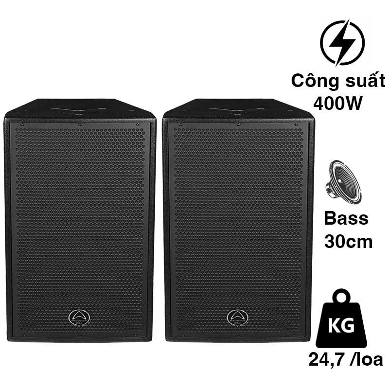 Loa Wharfedale Delta X12, 400W, Bass 30cm