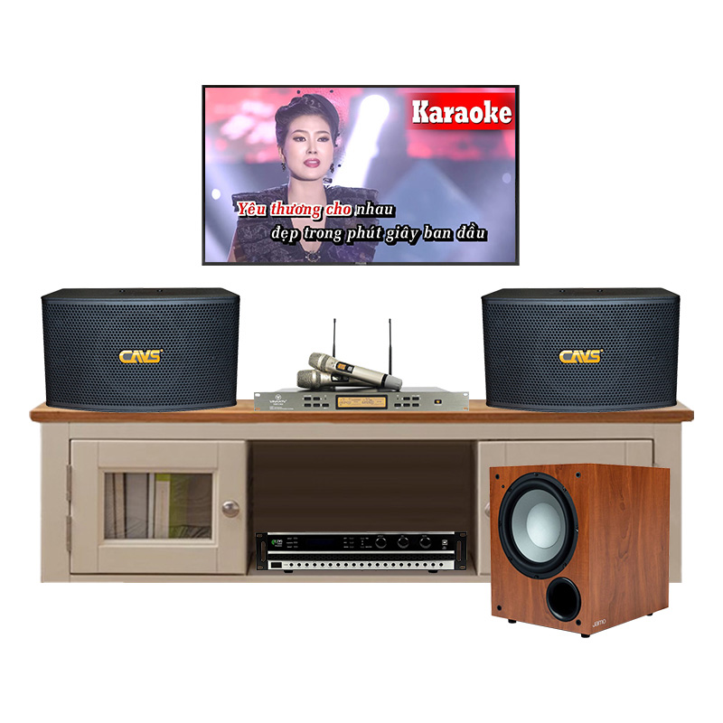 Dàn karaoke gia đình GD82 (CAVS LF 710, Kiwi PD 8000, Jamo C910, VinaKTV S500X Max)