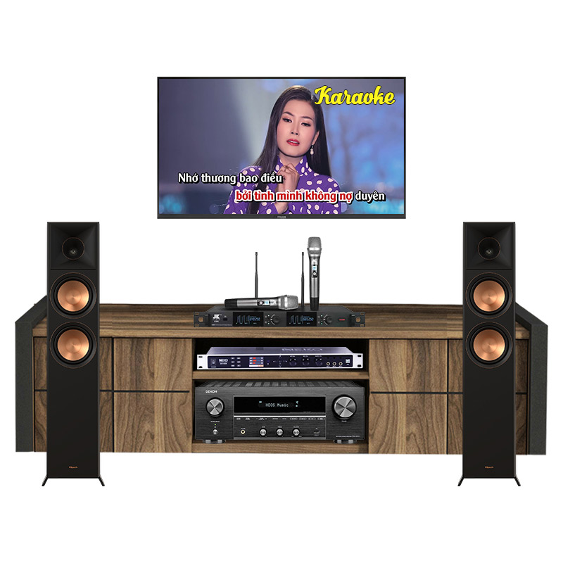 Dàn nghe nhạc và hát karaoke NK51 (Klipsch RP-6000F II, Denon DRA-800H, Neko DK1000, JKAudio K300)