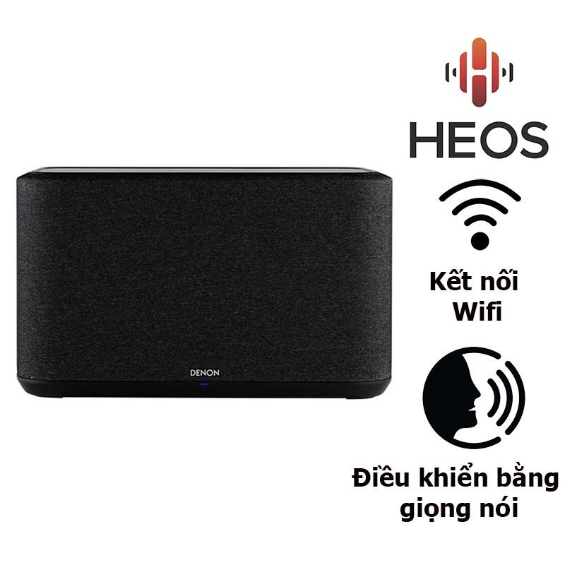 Loa DENON Home 350, Điều khiển giọng nói, Kết nối đa phòng, Bluetooth, Wifi, AirPlay 2, AUX, USB
