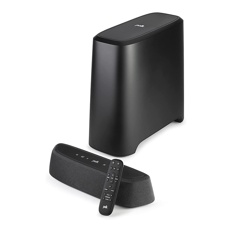 Loa soundbar Polk MagniFi Mini AX, Bluetooth 5.0, Wifi, USB-A, HDMI eARC, HDMI ARC, AUX, Optical
