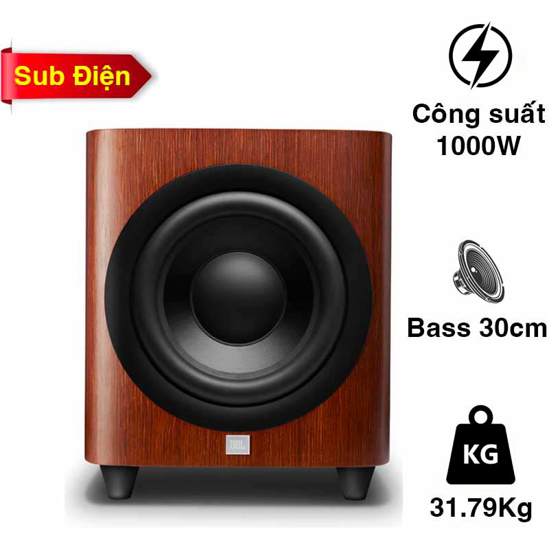 Loa Sub JBL HDI 1200P, Sub điện, 1000W, Bass 30cm