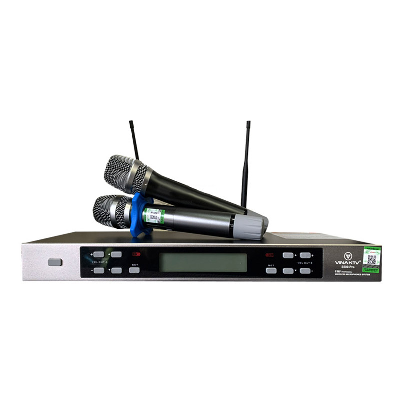 Micro không dây VinaKTV S500 PRO, Hỗ trợ thu âm, Độ nhạy cao