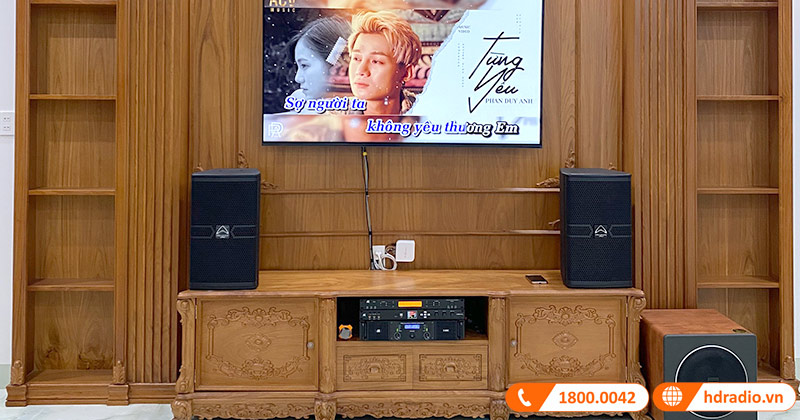 Lắp dàn karaoke Cao Cấp trị giá 73 triệu đồng cho chị Quỳnh Như ở Biên Hòa, Đồng Nai (Paramax MK SUB 30, Wharfedale Anglo E10, JKaudio H2600, X6000 Plus, B9)