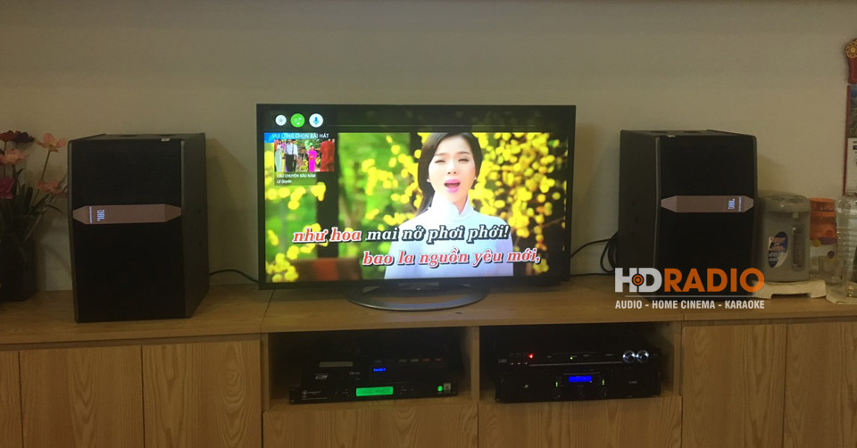 Lắp Dàn âm thanh karaoke tại Chung cư Skylight cho gia đình anh Hiếu