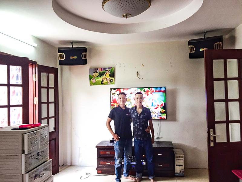 Lắp đặt dàn karaoke VIP cho anh Duy tại Nguyễn Công Trứ Hà Nội