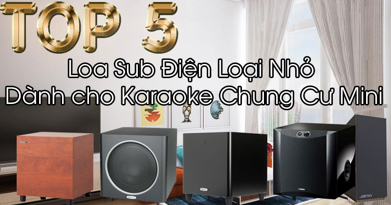 5 Mẫu Loa Sub Điện loại Nhỏ Xinh dành cho karaoke Chung Cư Mini