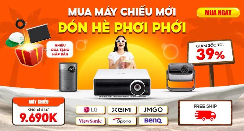 Sắm Máy Chiếu Đón Hè <br> Giá Giảm Tới 39%