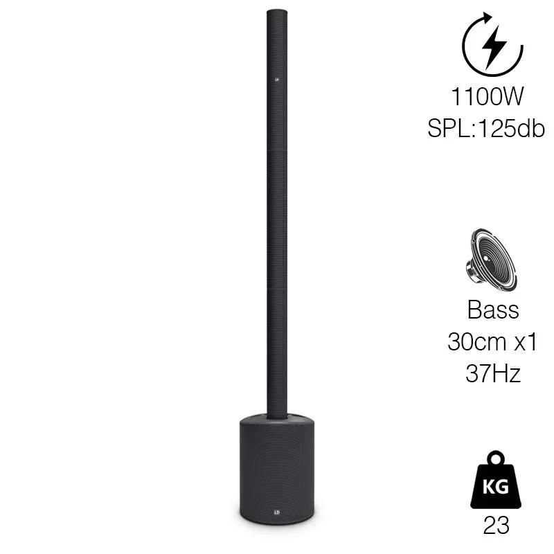 Loa Yamaha DXL1K, Công Suất 1100W, Mixer 2 kênh, XLR