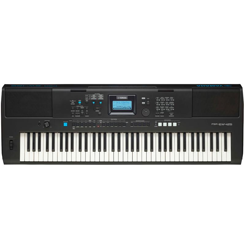 Đàn Organ Yamaha PSR EW425, 76 phím, 64 âm Polyphony, 820 âm sắc, AWM Stereo