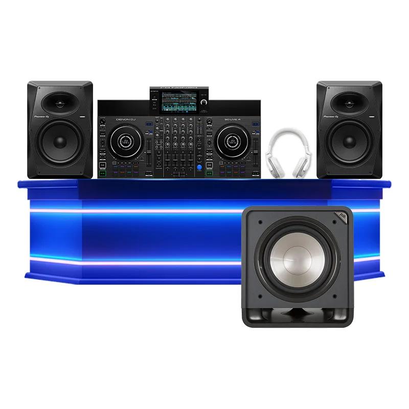 Dàn âm thanh DJ Denon, PreSonus, Polk Audio DHD181 (SC Live 4, VM-80, HDJ-CUE1BT, HTS12 )