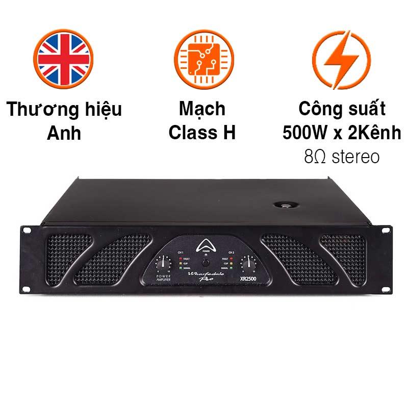 Cục đẩy Wharfedale XR2500 (Mạch Class H), 500W