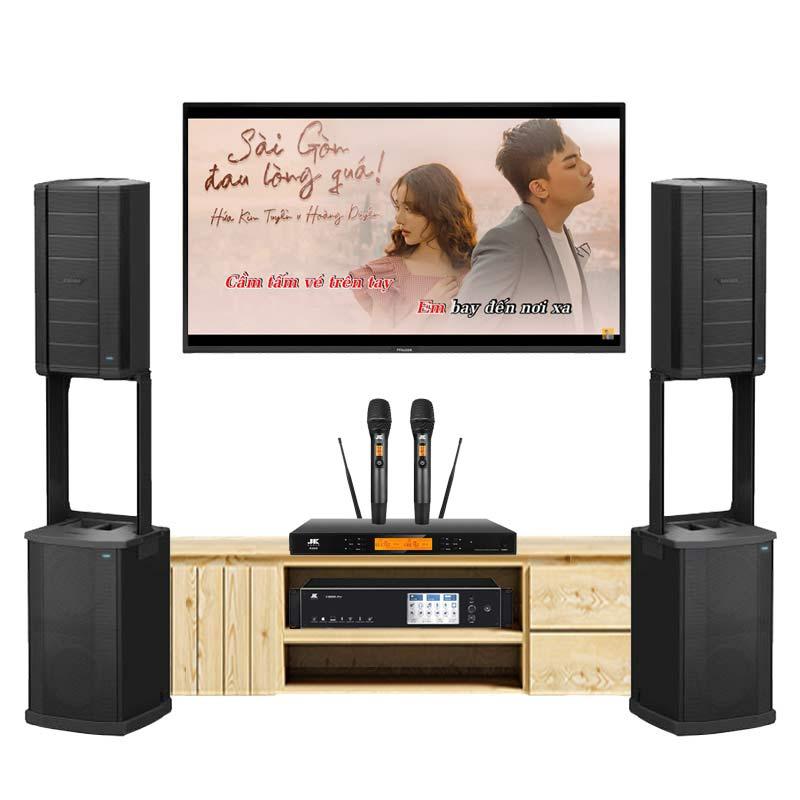 Dàn Karaoke Bose HK12 ( Bose F1 Model 812, Vang số JKaudio X9900 Pro, Micro JK K500 )