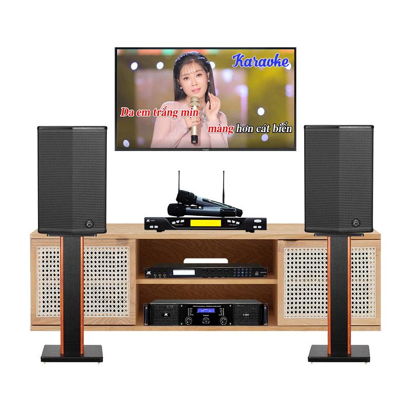 Dàn Karaoke Wharfedale KH51 (Wharfedale Sigma X10, Công suất, X3000 Pro, micro K800)