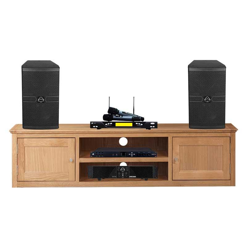 Dàn Karaoke Cao cấp HDR54 (Whafedale Anglo E12, Công suất, Jkaudio X6000 Plus, K800)