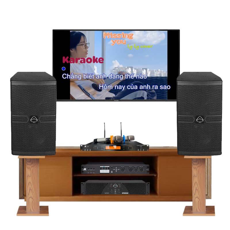 Dàn Karaoke Cao Cấp HDR56 (Whafedale Anglo E15, CPD3600, Vang số, Micro)