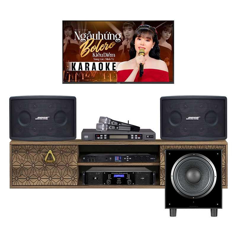 Dàn karaoke Bose KHD64 (Bose 802 Seri V, JKAudio H2600, X6000 Plus, B5 Pro, Wharfedale SW12)