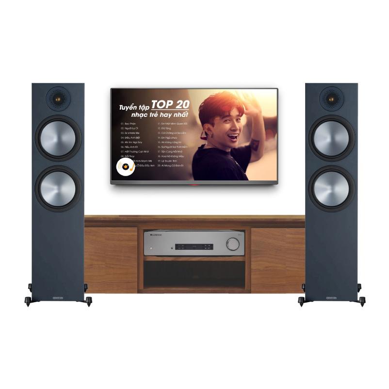 Dàn Nghe Nhạc GT21 (Monitor Audio Bronze 500, Cambridge CXA 81)