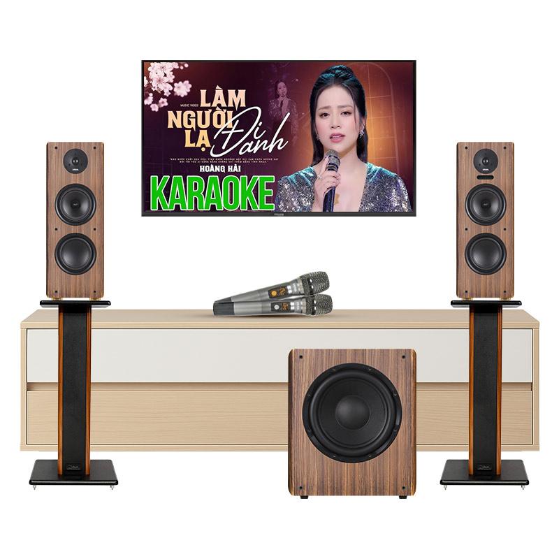 Dàn karaoke mini GD13 (Kadma BS56, Sub Su30, Chân loa KST70)