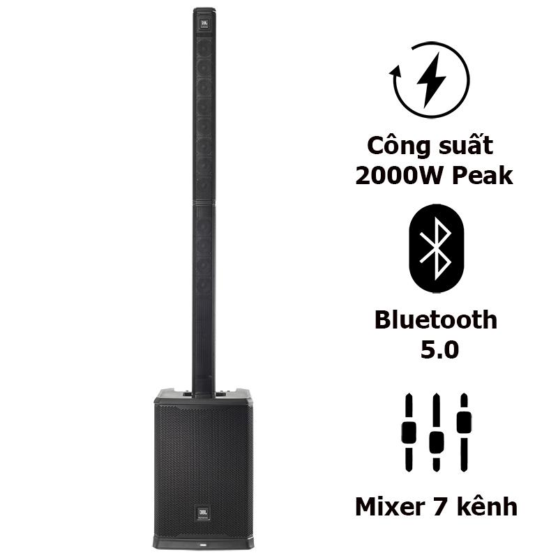 Loa JBL PRX ONE Chính Hãng, Bass 30cm, Công suất 1000W, Mixer 7 Kênh, Bluetooth 5.0, XLR