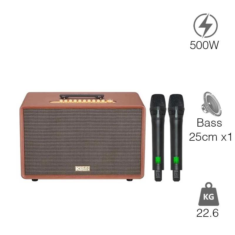 Loa Acnos FLAC 39, 500W RMS, Bass 25cm, Bluetooth 5.0, HDMI ARC, Optical, Đi kèm 2 micro không dây