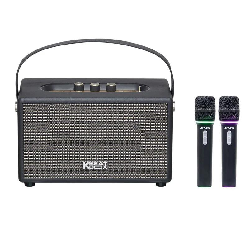 Loa Acnos S30, 30W RMS, Echo, Delay, Reverb, FBX chống hú, Bluetooth 5.0, USB Type A, jack 3.5 mm, USB C