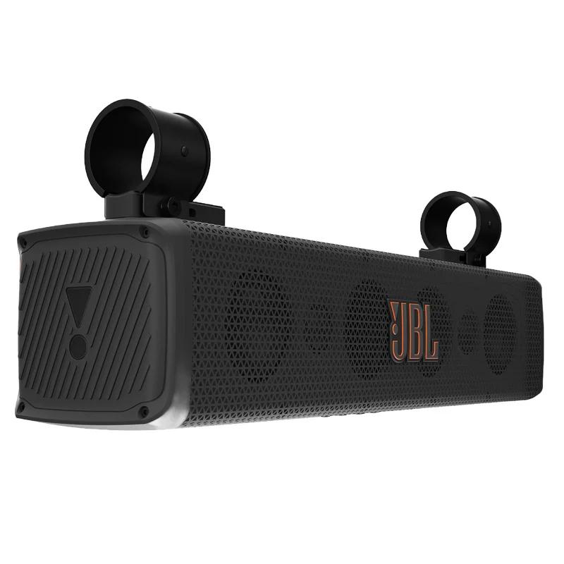 Loa JBL Rallybar S, Công suất 150W, Class-D, IP66, Bluetooth 5.3, USB, AUX, đèn LED đẹp, hỗ trợ Broadcast