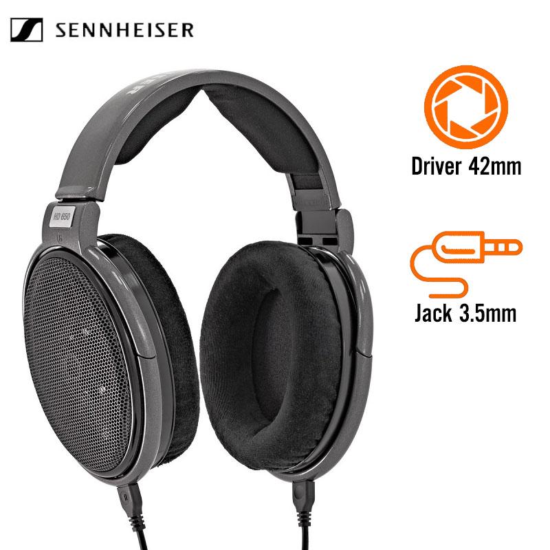 Tai Nghe Sennheiser HD 650 (Chụp Tai, Driver 42mm)