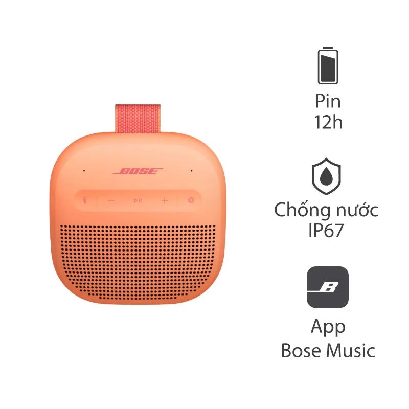 Loa Bose SoundLink Micro 2, Pin 12h, Bluetooth 5.4, IP67, Bose Music App Loa Bose SoundLink Micro 2, Pin 12h, Bluetooth 5.4, IP67, Bose Music App