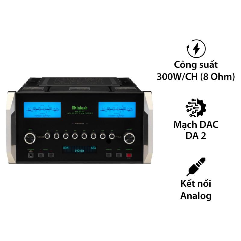 Amply McIntosh MA9500, 2 kênh, 300W/CH Amply McIntosh MA9500, 2 kênh, 300W/CH
