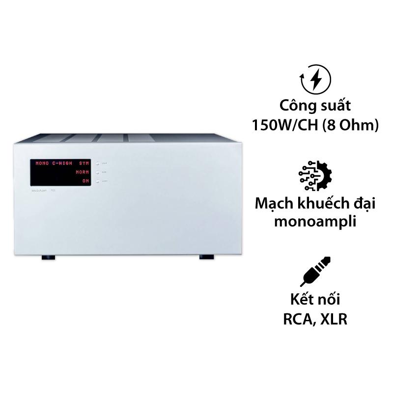 Amply Soulution 701, 600W/CH (8 Ohm) Amply Soulution 701, 600W/CH (8 Ohm)