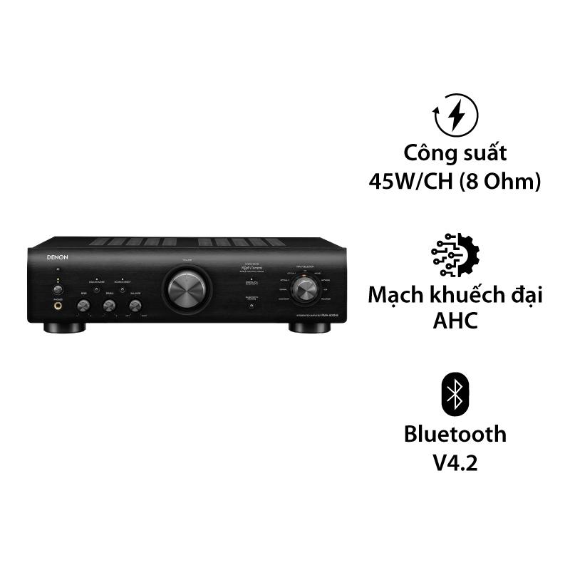 Amply Denon PMA 600NE, 2 Kênh, 45W/CH (8 Ohm), Có Bluetooth Amply Denon PMA 600NE, 2 Kênh, 45W/CH (8 Ohm), Có Bluetooth