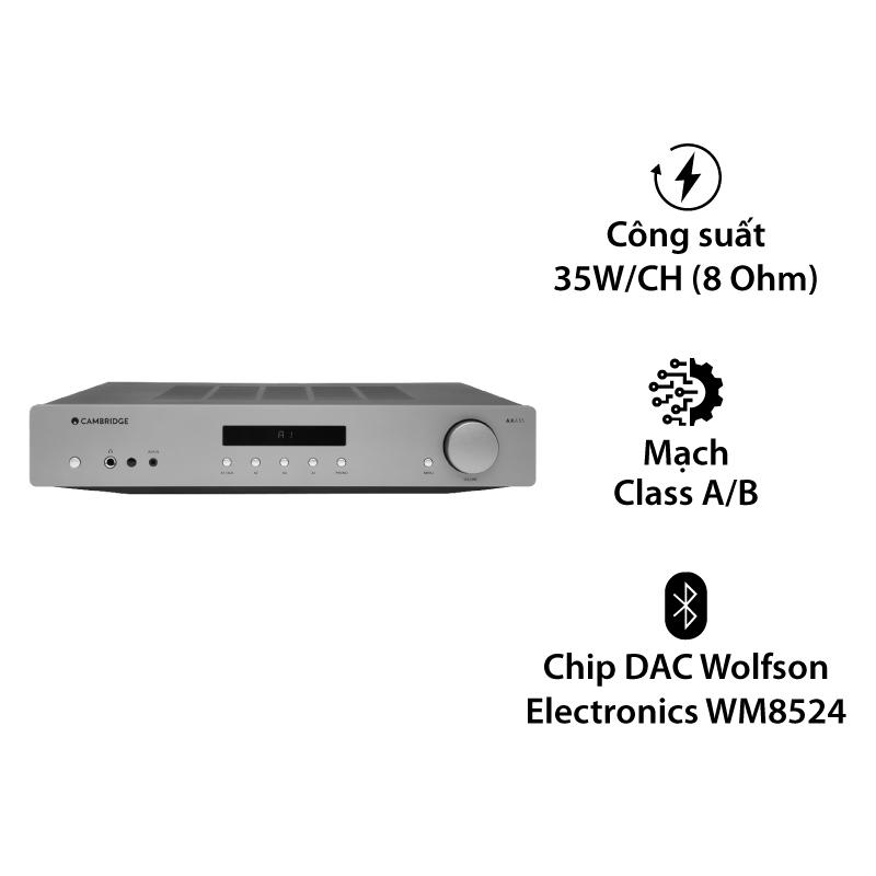 Amply Cambridge Audio AXA35, 2 Kênh, 35W/CH (8 Ohm) Amply Cambridge Audio AXA35, 2 Kênh, 35W/CH (8 Ohm)