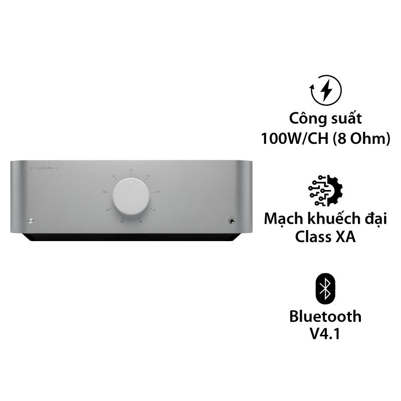 Amply Cambridge Edge A, 2 Kênh, 100W/CH (8Ohms), Bluetooth 4.1 Amply Cambridge Edge A, 2 Kênh, 100W/CH (8Ohms), Bluetooth 4.1