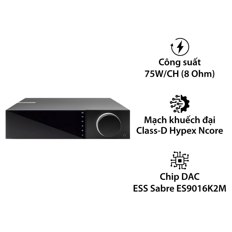 Amply Cambridge Evo 75, 2 Kênh, 75W/CH (8 Ohm), Bluetooth, Tích Hợp Đầu Phát Nhạc Số Amply Cambridge Evo 75, 2 Kênh, 75W/CH (8 Ohm), Bluetooth, Tích Hợp Đầu Phát Nhạc Số