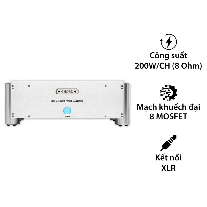 Power Amply Chord SPM 1050 MKII, 2 Kênh, 200W/CH (8 Ohm) Power Amply Chord SPM 1050 MKII, 2 Kênh, 200W/CH (8 Ohm)