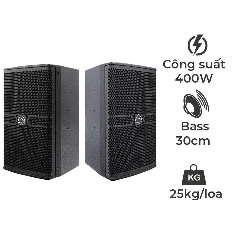 Loa Wharfedale ANGLO X12A, Bass 30cm, Công Suất 400W, Từ Neo Loa Wharfedale ANGLO X12A, Bass 30cm, Công Suất 400W, Từ Neo
