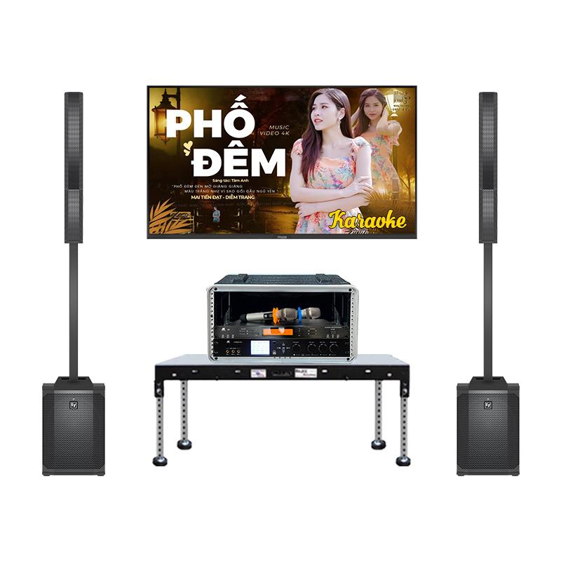 Dàn karaoke Column SK22 (Electro-Voice Evolve 50M, JKAudio X9000 Pro, B9, Tủ Rack 4U ABS) Dàn karaoke Column SK22 (Electro-Voice Evolve 50M, JKAudio X9000 Pro, B9, Tủ Rack 4U ABS)