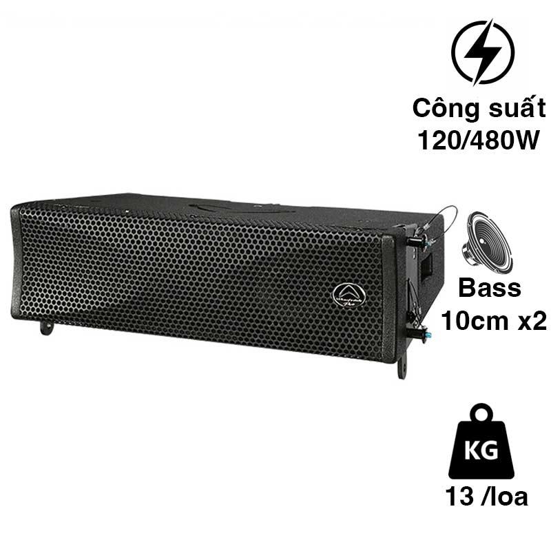 Loa Line Array Wharfedale WLA25, Bass 10cm, 160W, Từ Neo Loa Line Array Wharfedale WLA25, Bass 10cm, 160W, Từ Neo