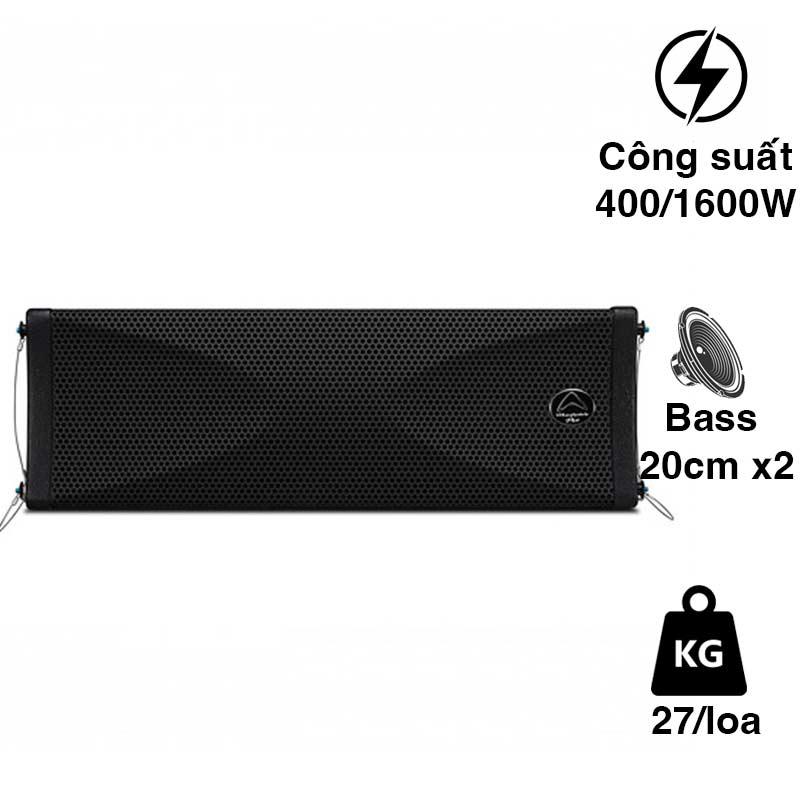 Loa Line Array Wharfedale Pro WLA-28, Bass 20cm, Công Suất 400W Loa Line Array Wharfedale Pro WLA-28, Bass 20cm, Công Suất 400W