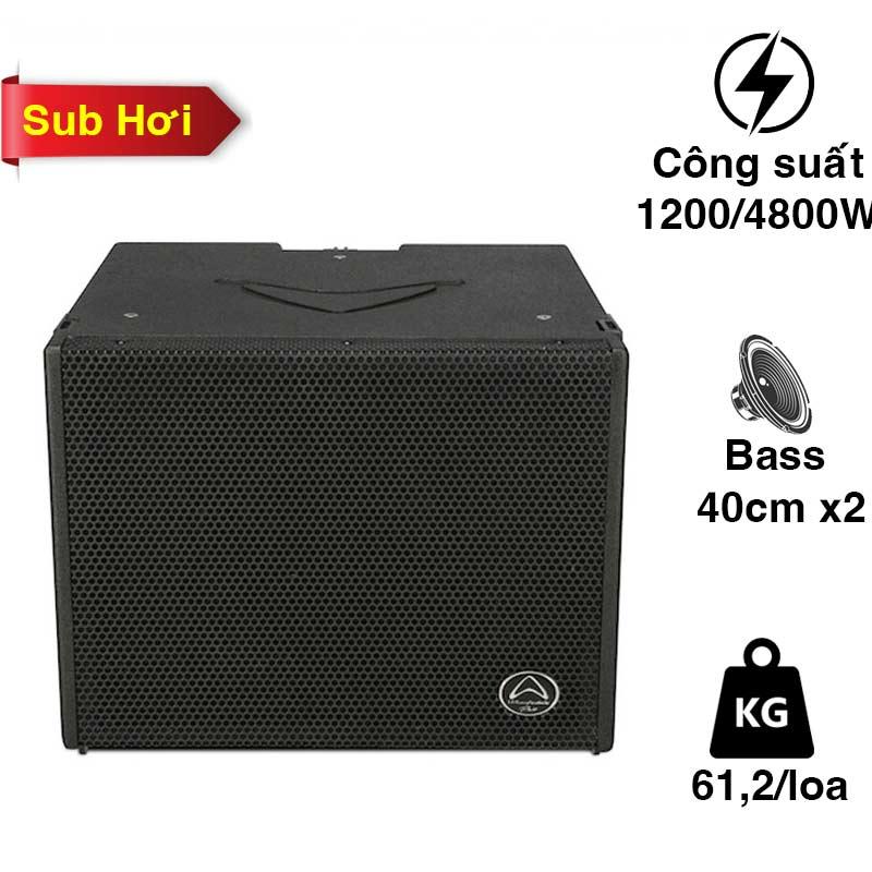 Loa Line Array Wharfedale WLA28SUB, Bass 40cm, 1200W Loa Line Array Wharfedale WLA28SUB, Bass 40cm, 1200W